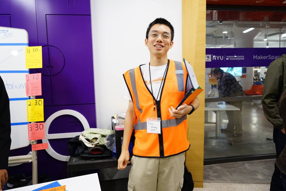 Sunny Zheng at Transpo Camp